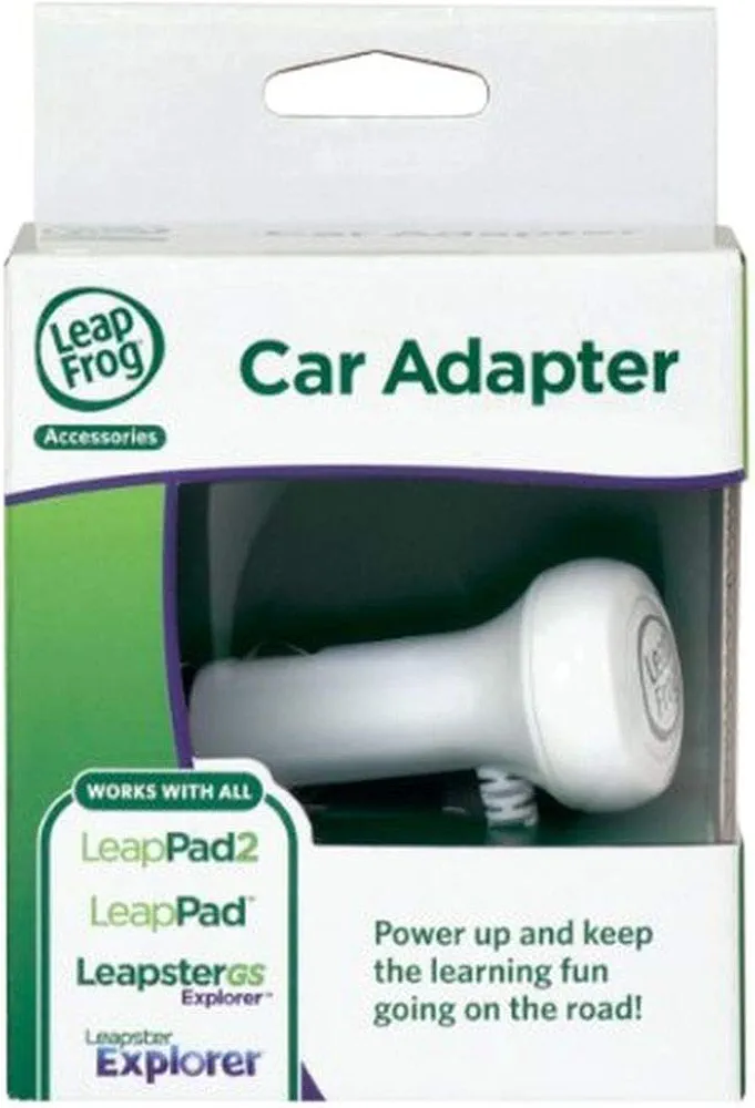 LeapFrog Car Adapter (Works with all LeapPad2 and LeapPad1 Tablets, LeapsterGS, and Leapster2)