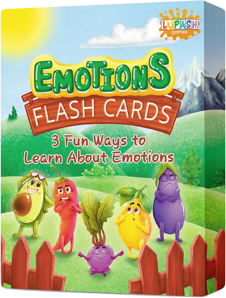 Emotion Cards for Kids - Feelings Flashcards Help Develop Social Skills - Therapy Feelings Cards Game Develop Emotional Intelligence - Preschool Emotion Learning Cards for Autism, ADHD, Special Needs