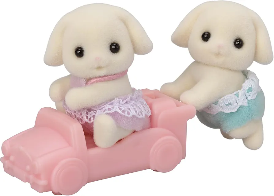 Sylvanian Families - 5737 Rabbit Twins Figurines for Dollhouse, Bunt