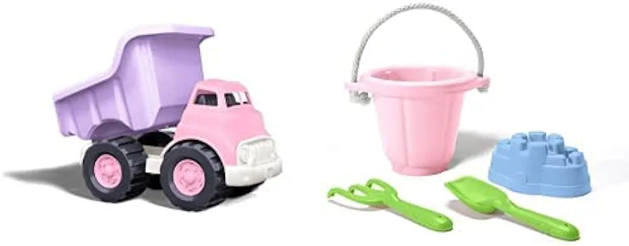 Green Toys Pink Sand Box Bundle