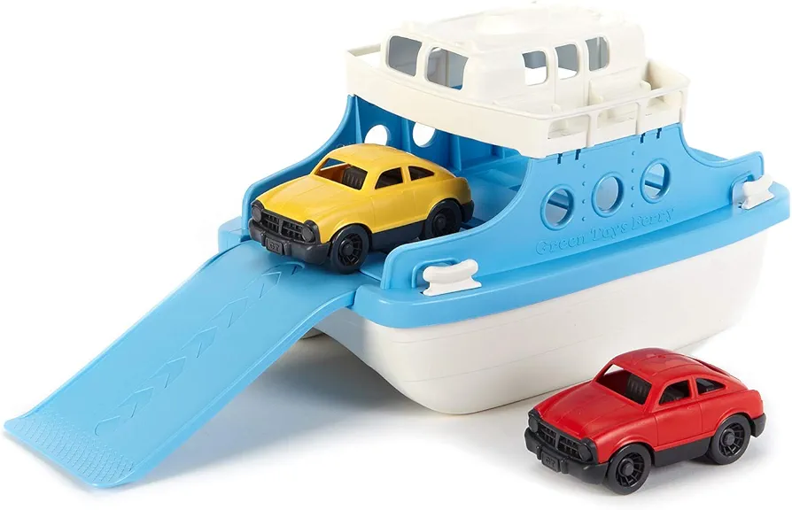 Green Toys Ferry Boat Toy, Blue/White