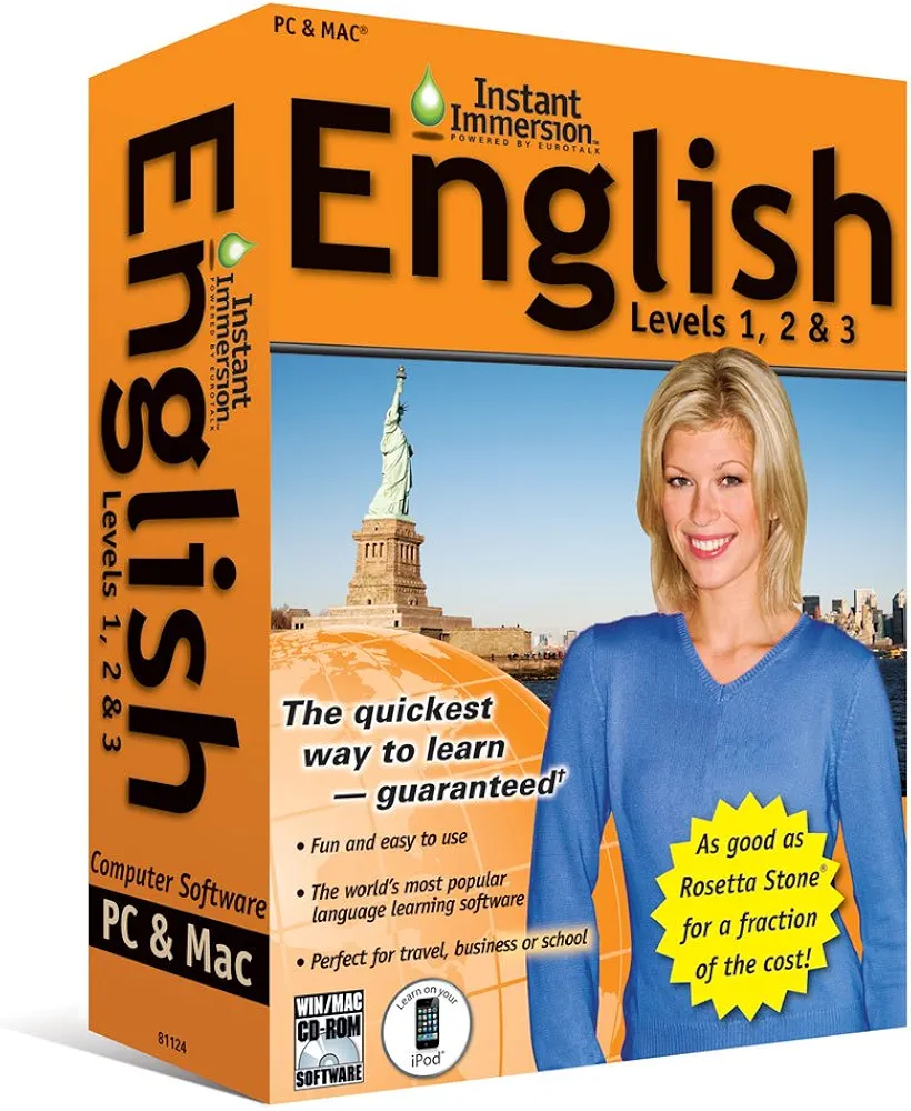 (2011 Version) Instant Immersion English Levels 1, 2 & 3