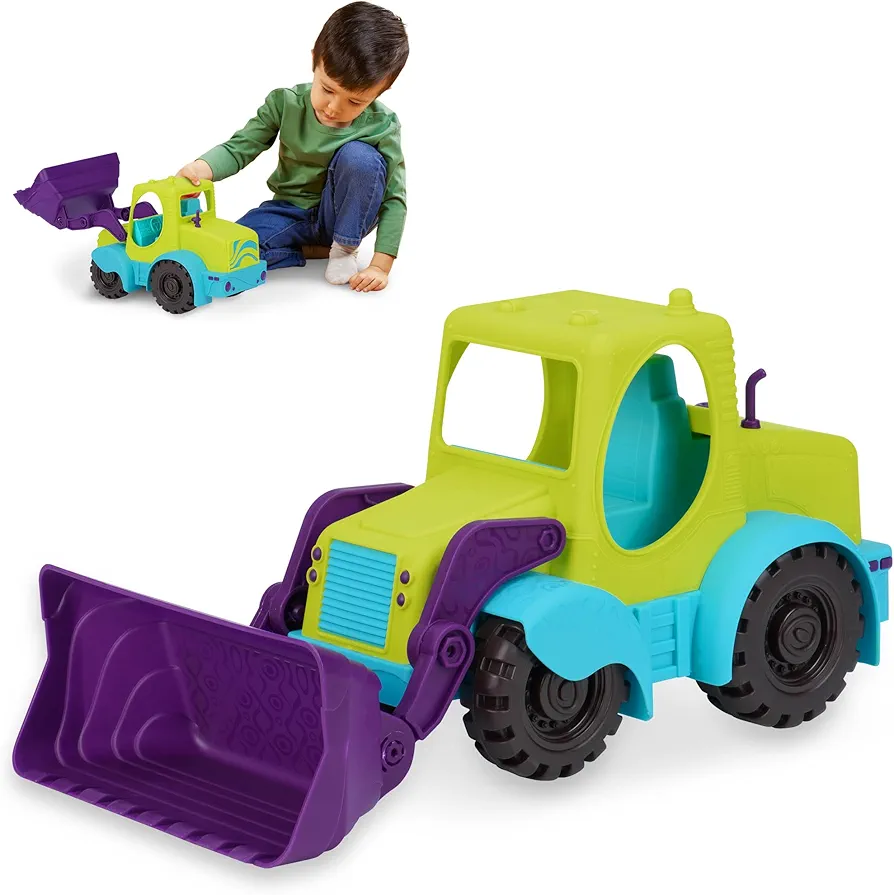 B. toys- 18” Sand Truck- Water Play- Excavator Toy Truck for Toddlers - Loadie Loader 18 months + Beach Toys/Sand Toys