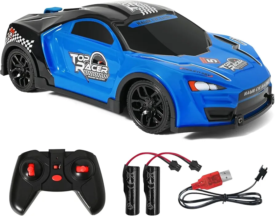 Rc Drift car High Speed 1/18 RC Cars Toys for Boys Girls Vehicle Racing Hobby with Headlight Christmas Birthday Gifts for Kids Remote control