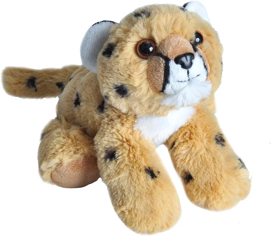 Wild Republic Cheetah Pup Plush, Stuffed Animal, Plush Toy, Gifts for Kids, Hug’Ems 7