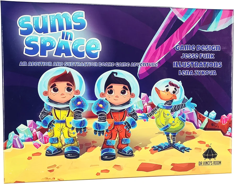 Sums in Space an Addition and Subtraction Math Game for Kids 5-7 - First Grade Math Games, Learning Games, Educational Games, Classroom Games