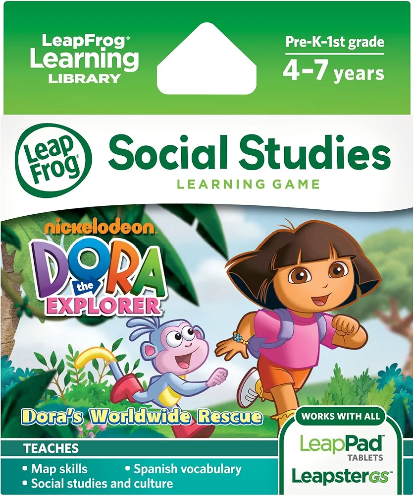 LeapFrog Dora the Explorer Learning Game (works with LeapPad Tablets and LeapsterGS)