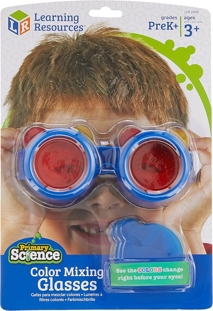 Learning Resources Color Mixing Glasses,Multi-Color, Preschool Science, Science Toys for Toddler, Ages 3+