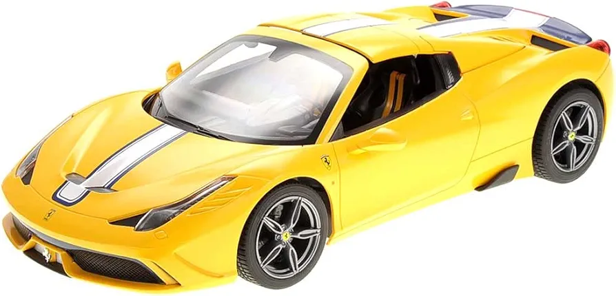 Officially Licensed Remote Control Cars Ferrari 1:14 Sport Racing Hobby Toy Car RC Car Model Vehicle Gift for Toddlers Boys and Girls (74500-YELLOW, 1:14)