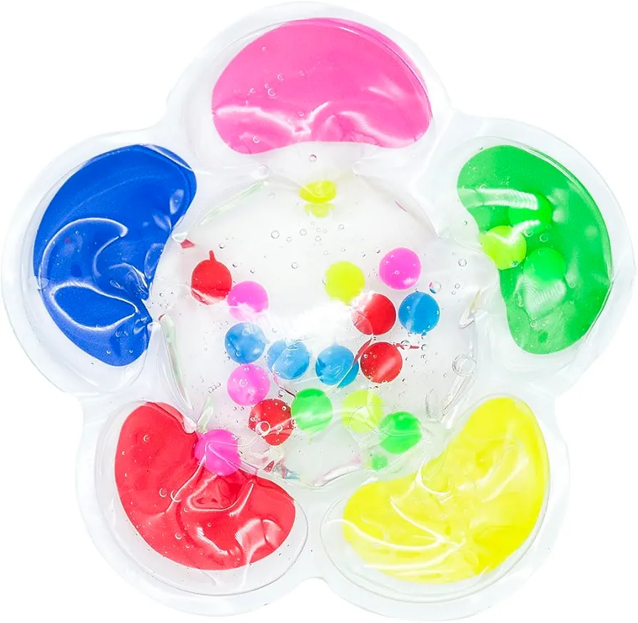 Color Sorting Sensory Toys,Color Sorting Toys for Toddlers 1-4 Color Sorting Flower Fidget Quiet Motor Skills Game Education Learning Toddler Toys