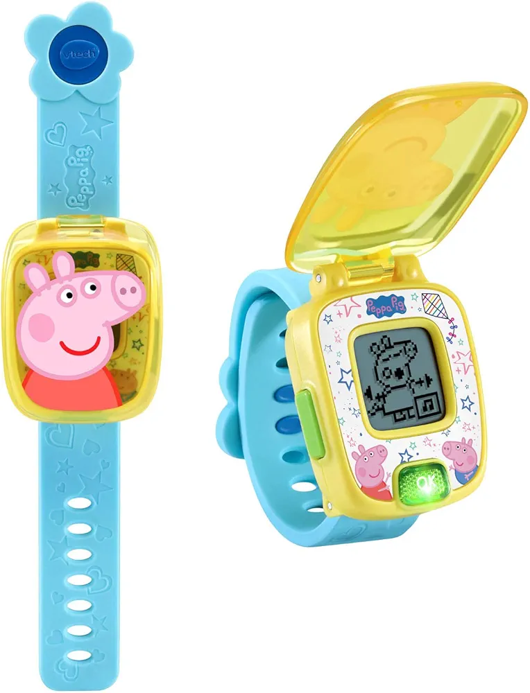 VTech Peppa Pig Learning Watch, Blue, 3-6 years