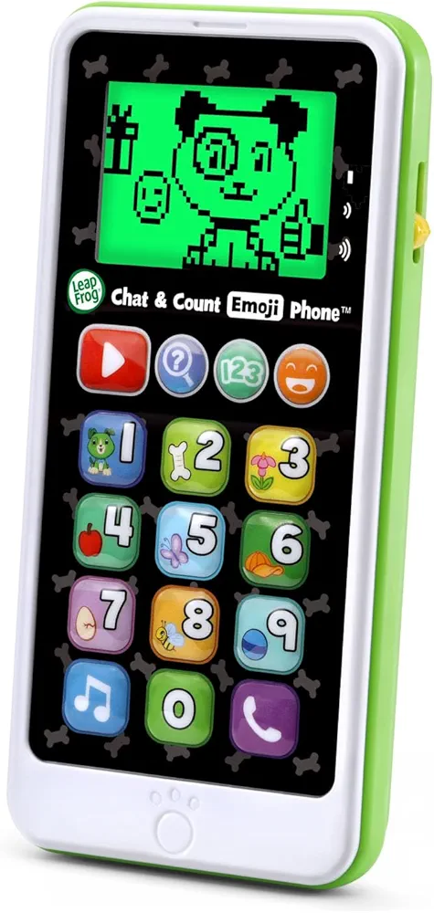 LeapFrog Chat and Count Emoji Phone, Green Small