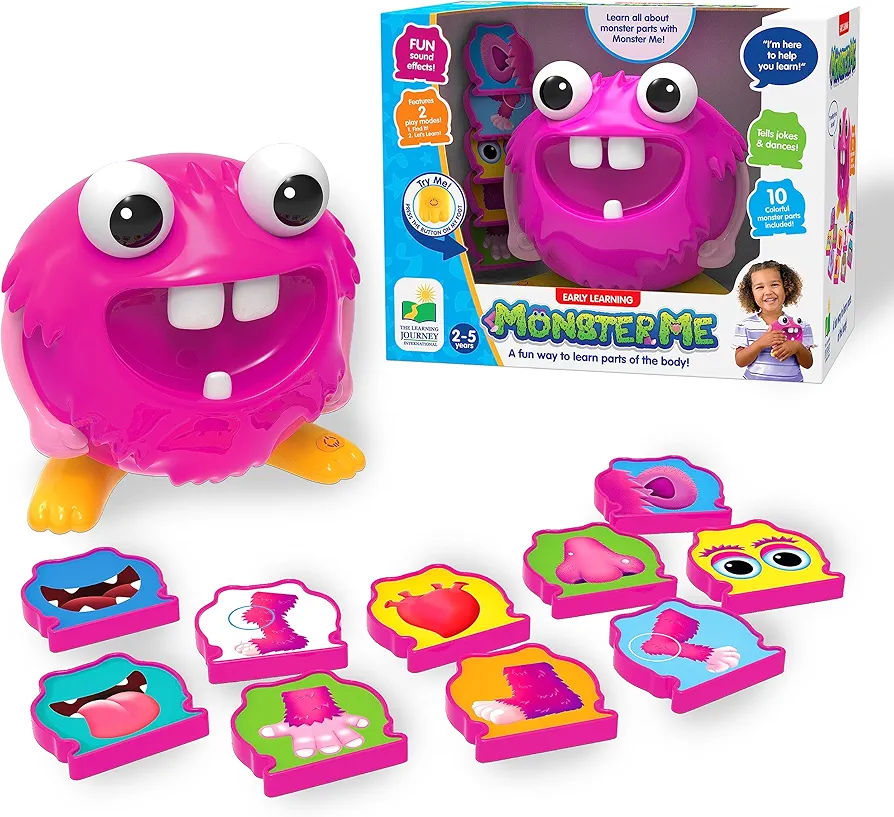 The Learning Journey Early Learning Monster Me – Teaching Toddler Toys & Gifts for Boys & Girls Ages 2 Years and Up