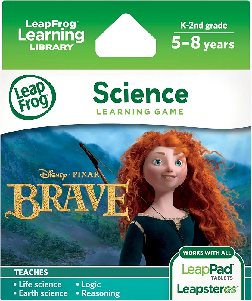 LeapFrog Disney Pixar Brave Learning Game (Works with LeapPad Tablets, LeapsterGS, and Leapster Explorer)