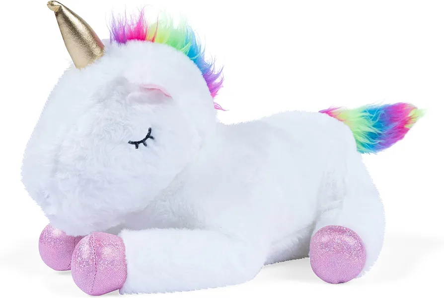 PixieCrush Unicorn Stuffed Animals for Girls Ages 3-8 - Mommy Unicorn with 4 Baby Unicorns - Magical Unicorn Pillow Plushie - Enchanting Stuffed Unicorns