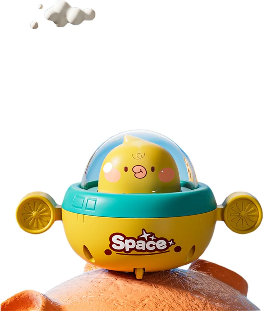 Animal Car Toddler Toys,Press and Go Toy Cars for Toddlers 1-3,1 Year Old Boy Birthday Gift,Space Theme Infant Car Toys for 1 Year Old Boy and Girl(Chicken Toy)