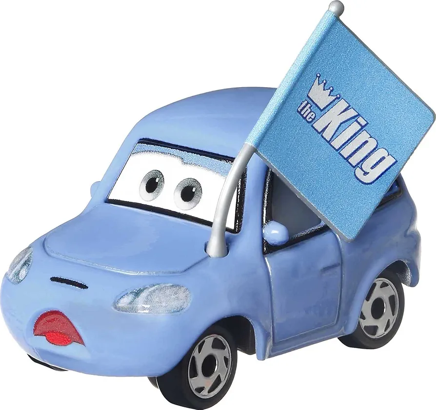 Disney Cars Toys Die-Cast Matthew True Blue Mccrew, 1:55 Scale Fan Favorite Character Vehicle for Racing and Storytelling Fun, Gift for Kids Ages 3 Years and Older, Multicolor, (HFB43)