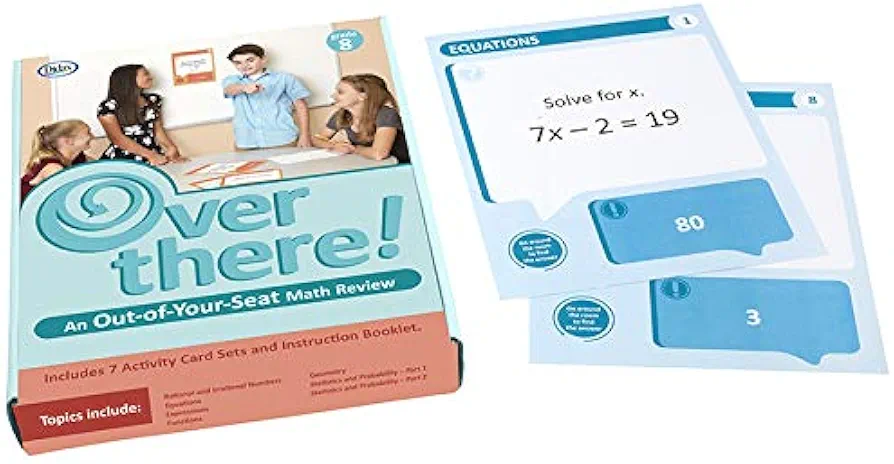 Didax Educational Resources Gr 8 Over There! Cards