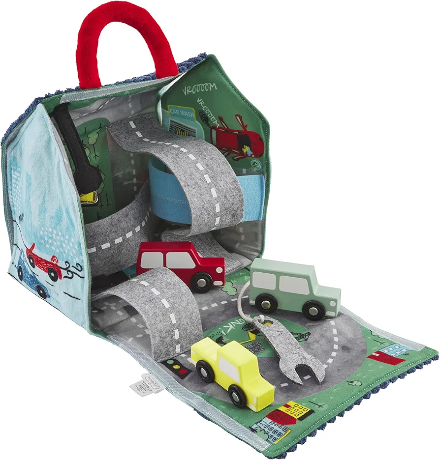 Mud Pie Children's Transportation Car Plush Set