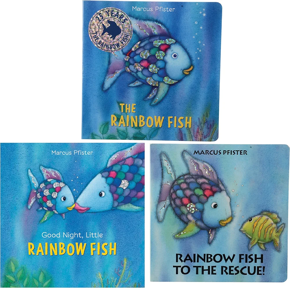 Constructive Playthings SCH-20 Rainbow Fish Stories, Kindergarten Grade to 3 Grade