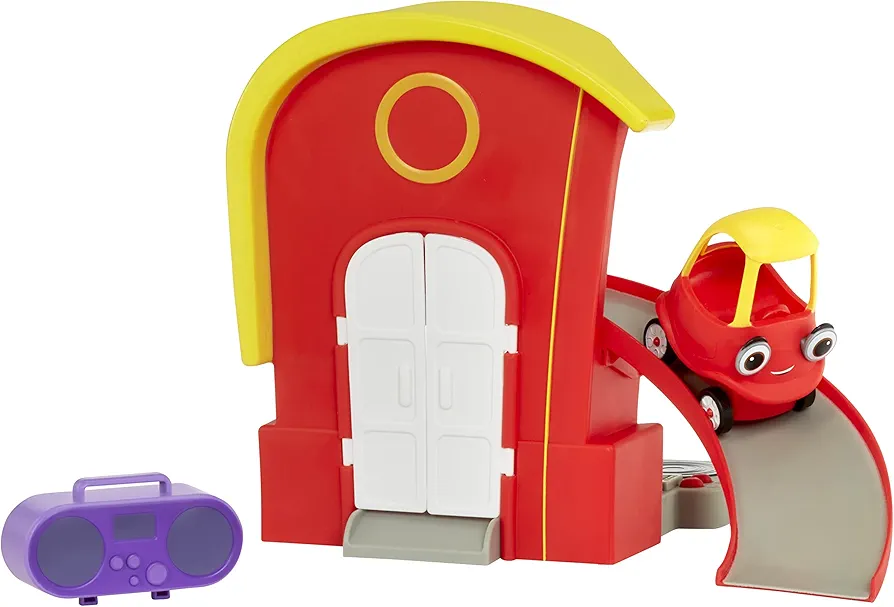 Let’s Go Cozy Coupe Cozy’s House Musical Playset with lights and sounds and Cozy Coupe Mini Push and Play Vehicle for Tabletop or Floor Push Play Car Fun for Toddlers, Boys, Girls 3+ Years