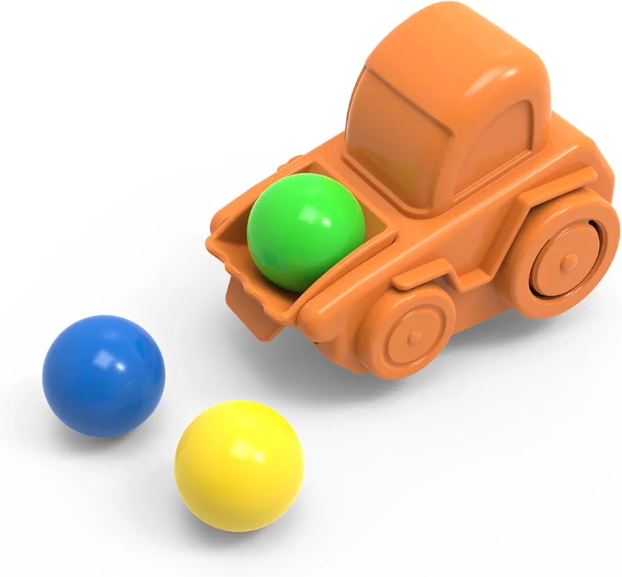 Kids Toys STEM Board Games - Replacement Car for Logical Road Builder, Orange