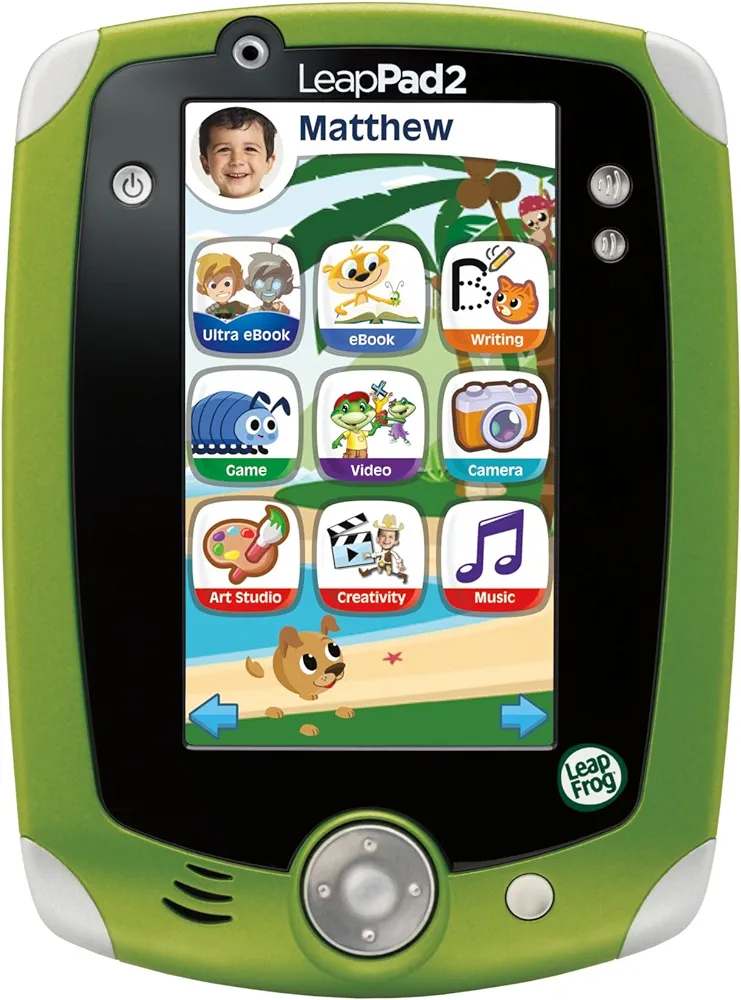 LeapFrog LeapPad2 Explorer Kids' Learning Tablet, Green