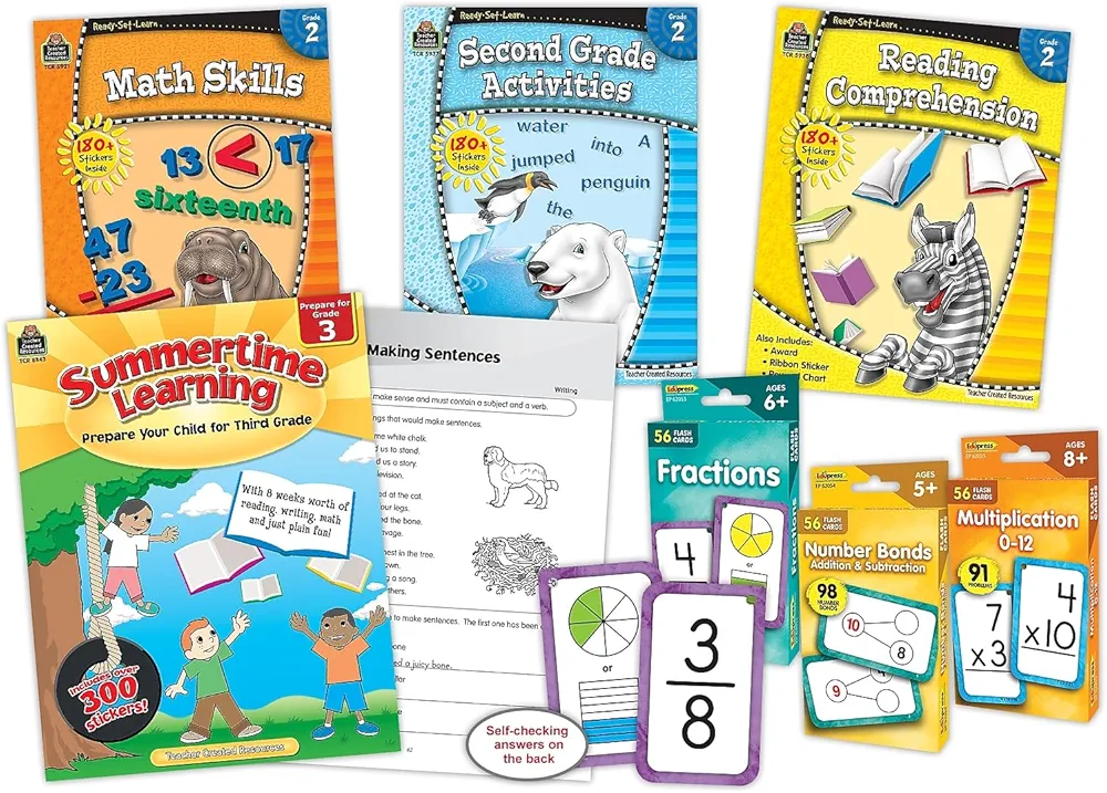 Teacher Created Resources® Learning at Home: Grade 2 Kit