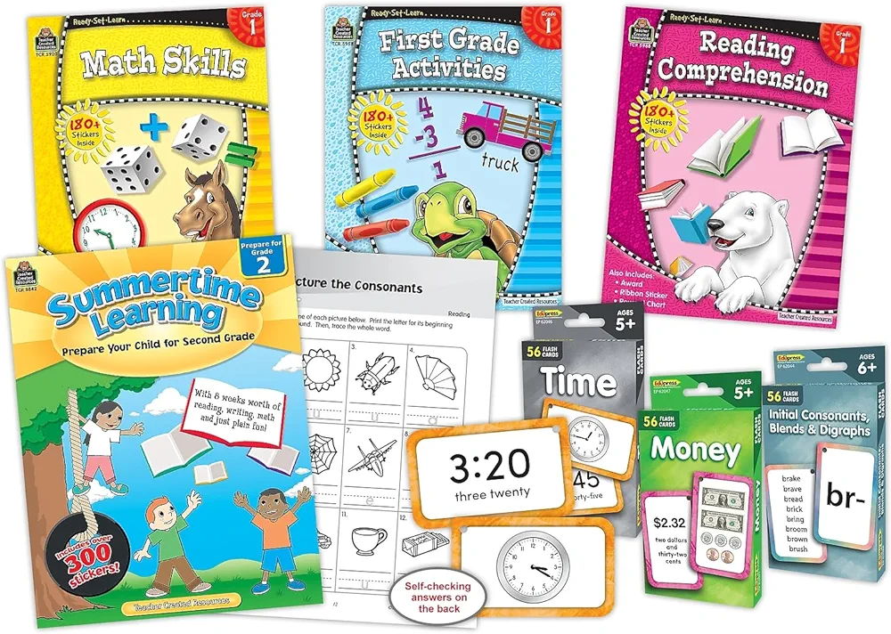 Teacher Created Resources® Learning at Home: Grade 1 Kit