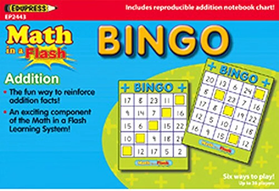 Edupress Math in A Flash Bingo Subtraction