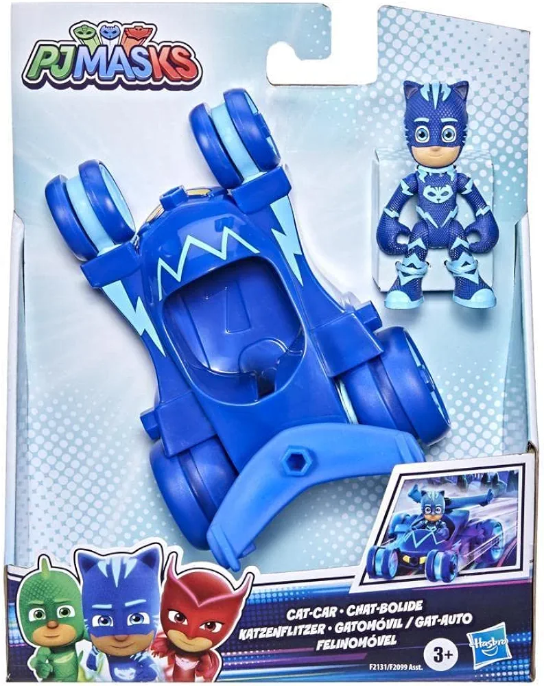 PJ Masks Cat-Car Preschool Toy, Catboy Car with Catboy Action Figure for Kids Ages 3 and Up