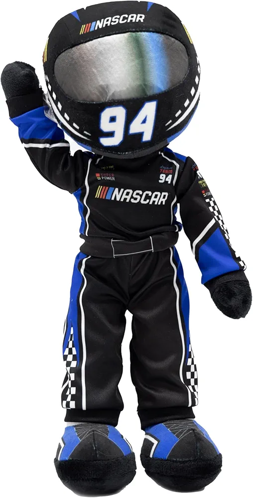 Playtime by Eimmie Plushible NASCAR Scotty Speedster Plush Figure, 14-Inch Rag Doll - Soft Baby Doll - Doll for All Ages - Plush Dolls for Boys & Girls - Plush Rag Doll - NASCAR Toys -NASCAR Plush