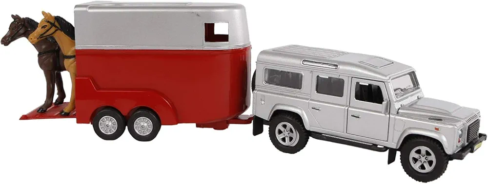 Land Rover Defender with Horse Trailer, Assorted Color