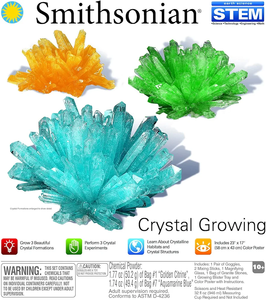 Smithsonian Crystal Growing Gem Like